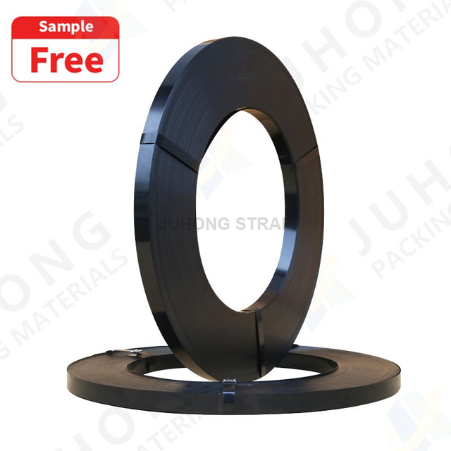 เหล็กรัดสายรัดเหล็กเคลือบแว๊กซ์สีดำ – แถบโลหะเกรดส่งออกจากประเทศจีนสำหรับงานหนัก